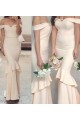Mermaid Off the Shoulder Long Bridesmaid Dresses 902250