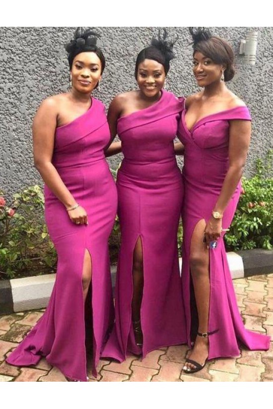 Long Mermaid Floor Length Bridesmaid Dresses 902259