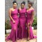 Long Mermaid Floor Length Bridesmaid Dresses 902259