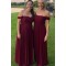 Long Chiffon Floor Length Bridesmaid Dresses 902270