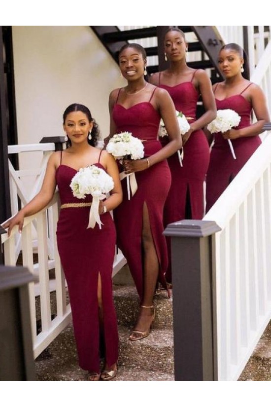 Long Spaghetti Straps Bridesmaid Dresses 902279 Long Spaghetti Straps Bridesmaid Dresses 902279
