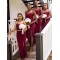 Long Spaghetti Straps Bridesmaid Dresses 902279