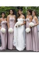 Sheath/Column Sweetheart Floor Length Bridesmaid Dresses 902288