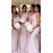 Long Mermaid Lace Floor Length Bridesmaid Dresses 902323