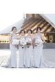Long Mermaid Lace High Neck Bridesmaid Dresses 902329