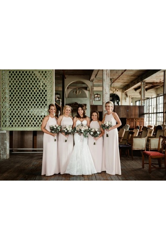 Long Pink Sheath/Column Floor Length Bridesmaid Dresses 902333 Long Pink Sheath/Column Floor Length Bridesmaid Dresses 902333