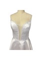 Short White Spaghetti Straps Beaded Bridesmaid Dresses 902345