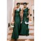 Long Green Mermaid One Shoulder Bridesmaid Dresses 902357