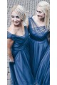 Long Tulle Floor Length Bridesmaid Dresses 902371