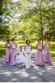 Long Lilac Strapless Floor Length Bridesmaid Dresses 902379