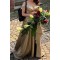 Long Gold Sequin Off the Shoulder Bridesmaid Dresses 902383