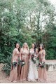 Long Sequin Floor Length Bridesmaid Dresses 902394
