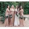 Long Sequin Floor Length Bridesmaid Dresses 902394