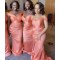 Long Mermaid Off the Shoulder Bridesmaid Dresses 902420
