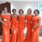 Long Mermaid Off the Shoulder Floor Length Bridesmaid Dresses 902425