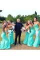 Long Mermaid Lace Floor Length Bridesmaid Dresses 902429