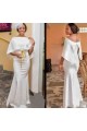 Long White Mermaid Bridesmaid Dresses 902434