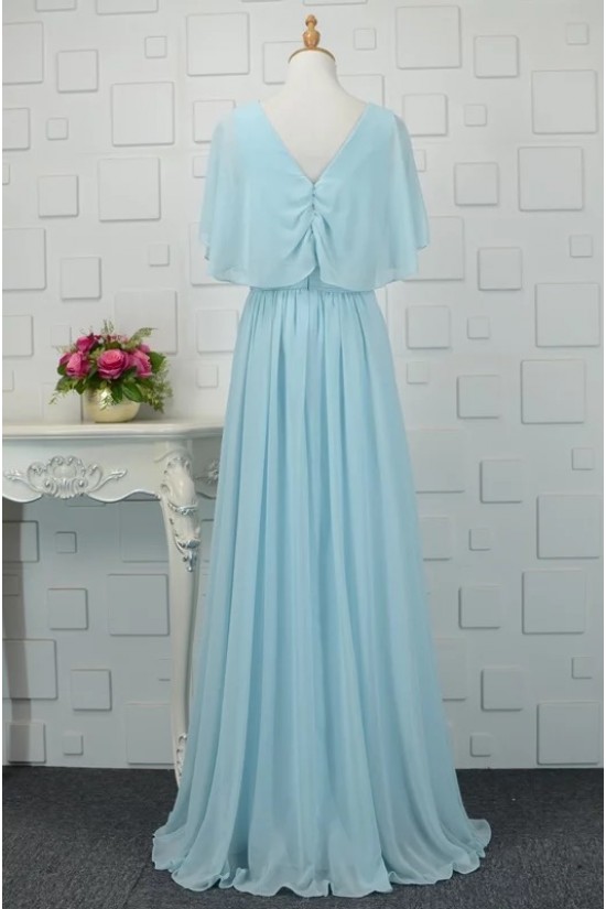 Long Chiffon Floor Length Bridesmaid Dresses 902444