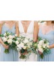Long Blue Chiffon Floor Length Bridesmaid Dresses 902453 Long Blue Chiffon Floor Length Bridesmaid Dresses 902453