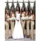 Long Gold Sequin Sweetheart Bridesmaid Dresses 902455