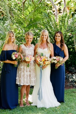 Long Royal Blue Chiffon Floor Length Bridesmaid Dresses 902459