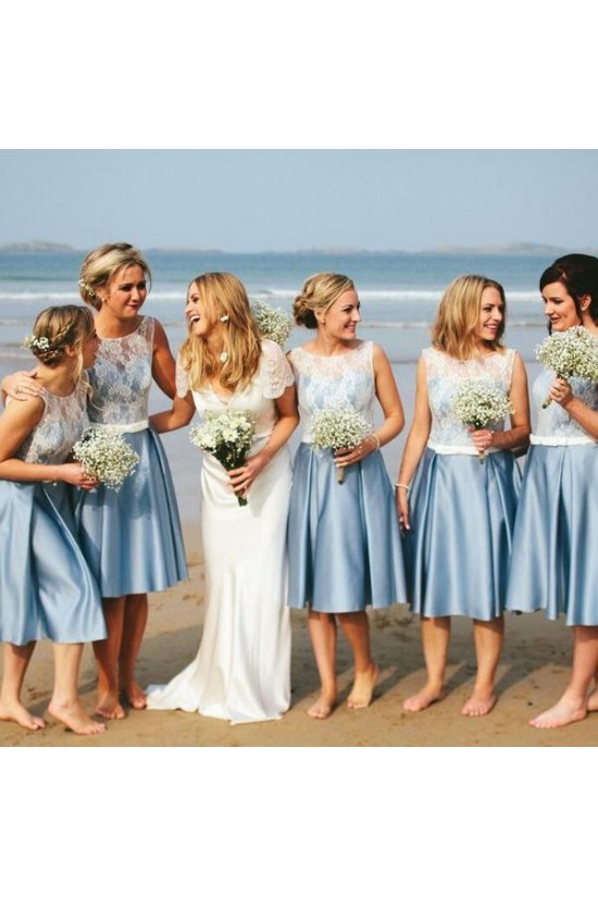 Short Lace Bridesmaid Dresses 902461