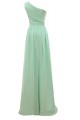 Long Chiffon One Shoulder Bridesmaid Dresses 902465