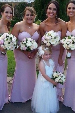 Long Mermaid Sweetheart Bridesmaid Dresses 902470