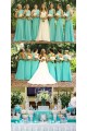 Long Chiffon One Shoulder Bridesmaid Dresses 902471