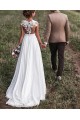 Elegant Chiffon and Lace Wedding Dresses Bridal Gowns 903006