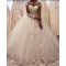 Elegant Lace Long Sleeves Ball Gown Wedding Dresses Bridal Gowns 903007