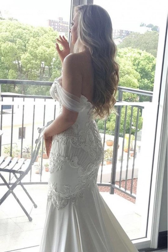 Mermaid Off the Shoulder Lace Wedding Dresses Bridal Gowns 903013 Mermaid Off the Shoulder Lace Wedding Dresses Bridal Gowns 903013