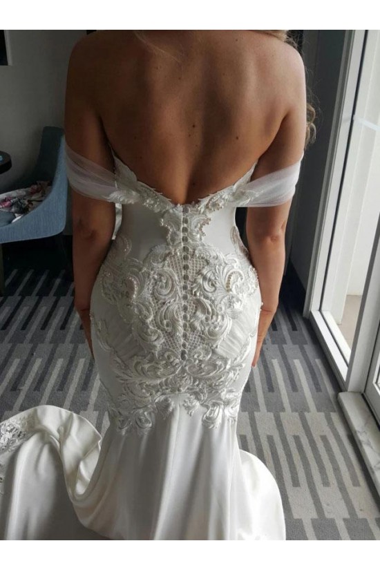 Mermaid Off the Shoulder Lace Wedding Dresses Bridal Gowns 903013 Mermaid Off the Shoulder Lace Wedding Dresses Bridal Gowns 903013