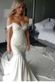 Mermaid Off the Shoulder Lace Wedding Dresses Bridal Gowns 903013