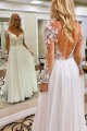 A-Line Chiffon and Lace Wedding Dresses Bridal Gowns 903015 A-Line Chiffon and Lace Wedding Dresses Bridal Gowns 903015