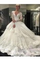 Elegant Long Sleeves Lace Wedding Dresses Bridal Gowns 903018