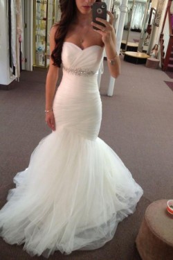 Mermaid Sweetheart Long Wedding Dresses Bridal Gowns 903027