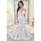 Elegant Long Mermaid Lace Wedding Dresses Bridal Gowns 903028