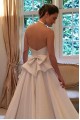 A-Line Long White Halter Wedding Dresses Bridal Gowns 903030