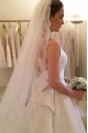 A-Line Long White Halter Wedding Dresses Bridal Gowns 903030