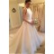 A-Line Long White Halter Wedding Dresses Bridal Gowns 903030