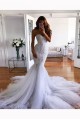 Long Mermaid Sweetheart Lace Wedding Dresses Bridal Gowns 903031