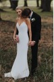 Mermaid Spaghetti Straps Wedding Dresses Bridal Gowns 903033