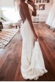 Mermaid Spaghetti Straps Lace Wedding Dresses Bridal Gowns 903034