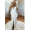 Mermaid Spaghetti Straps Lace Wedding Dresses Bridal Gowns 903034