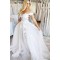 A-Line Lace Off the Shoulder Wedding Dresses Bridal Gowns 903035