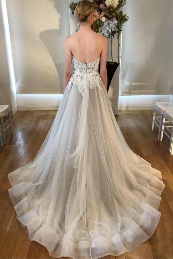 A-Line Sweetheart Lace and Tulle Wedding Dresses Bridal Gowns 903036 A-Line Sweetheart Lace and Tulle Wedding Dresses Bridal Gowns 903036