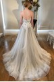 A-Line Sweetheart Lace and Tulle Wedding Dresses Bridal Gowns 903036