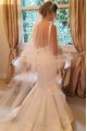 Mermaid V Neck Long Wedding Dresses Bridal Gowns 903039