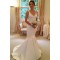 Mermaid V Neck Long Wedding Dresses Bridal Gowns 903039